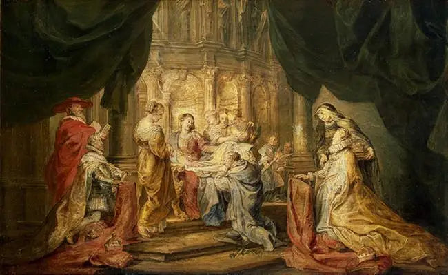 Visjon av Saint Ildefonse - Peter Paul Rubens