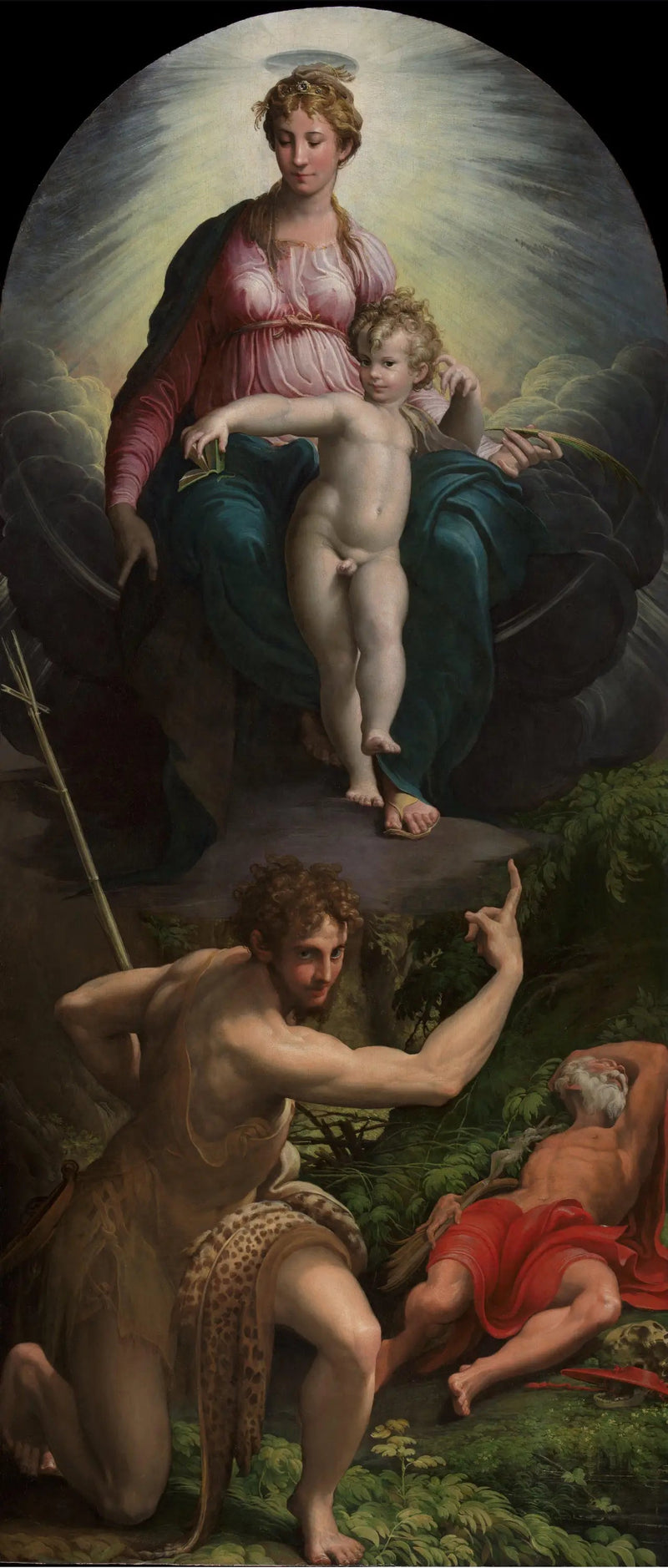 Syn av Saint Jérôme - Parmigianino