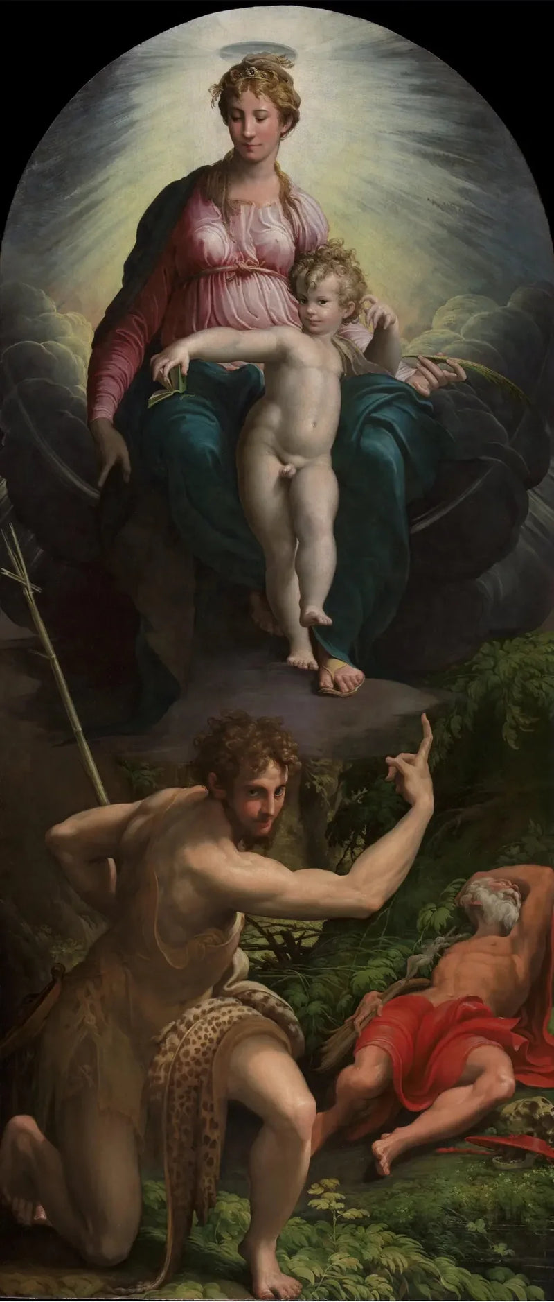 Syn av Saint Jérôme - Parmigianino
