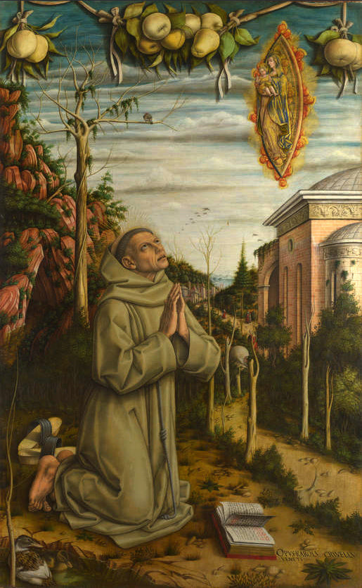 Vision du bienheureux Gabriele Ferretti - Carlo Crivelli - Alpha Reproduction