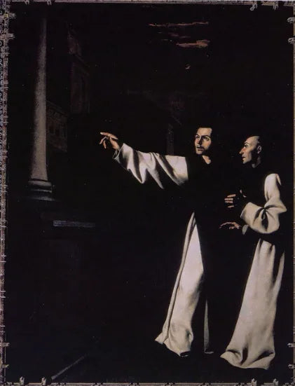 Fremtidsutsikt av bror Pedro de Salamanque - Francisco de Zurbarán