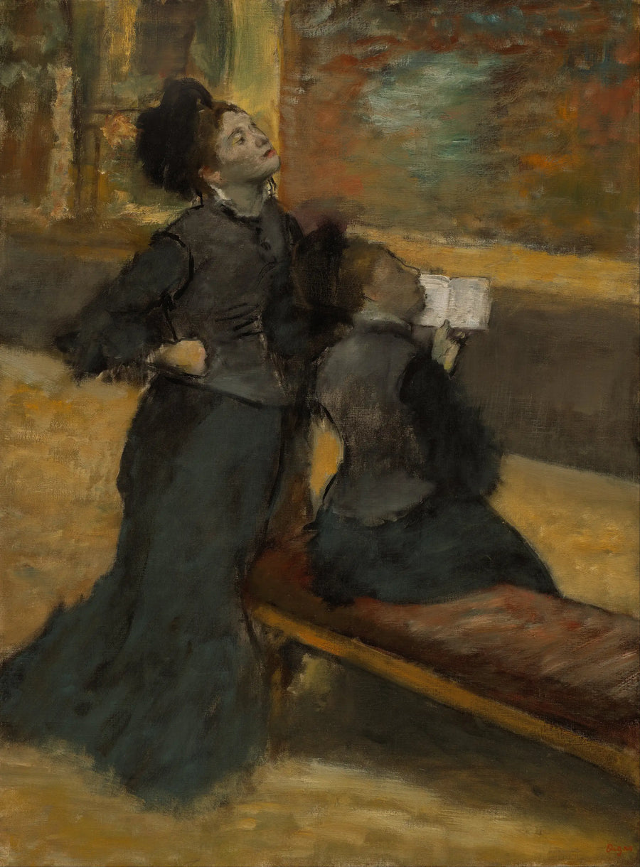 Besøket på museet - Edgar Degas