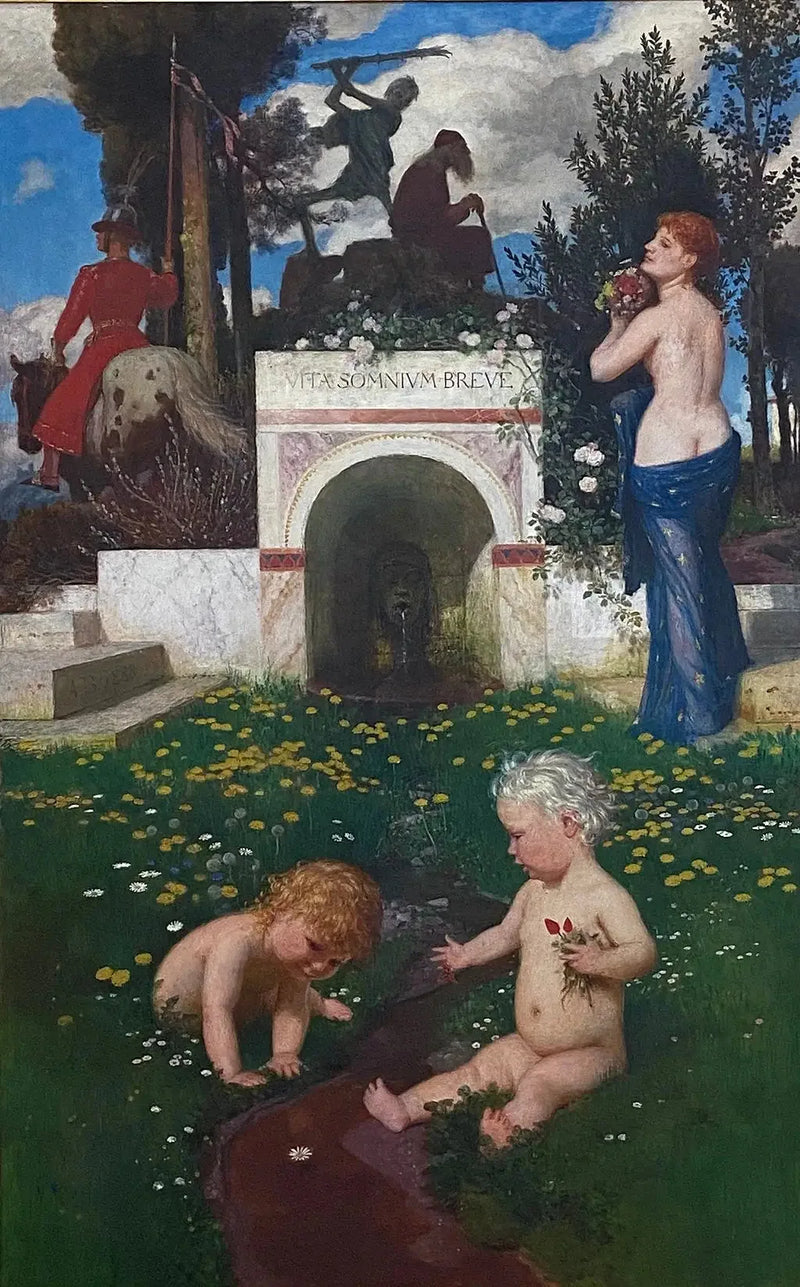 Vita somnium breve (Livet er en kort drøm) - Arnold Bøcklin

Source:
Vita somnium breve (La vie un rêve court) - Arnold Böcklin