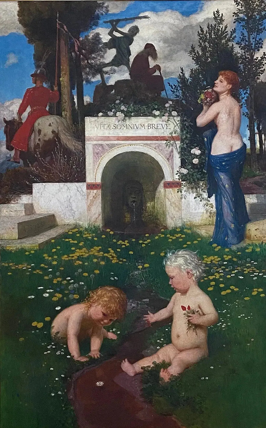 Vita somnium breve (Livet er en kort drøm) - Arnold Bøcklin

Source:
Vita somnium breve (La vie un rêve court) - Arnold Böcklin