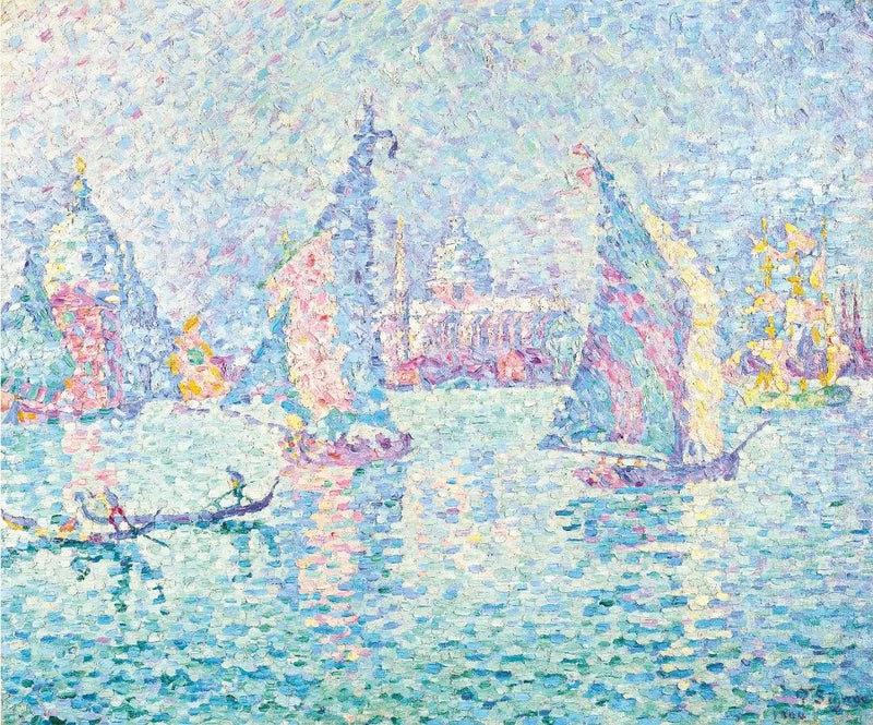 Seil i Tåken. Kanalen i Giudecca - Paul Signac