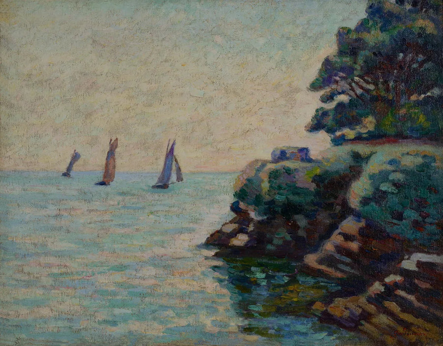 Seilbåter i Saint Palais sur Mer - Armand Guillaumin