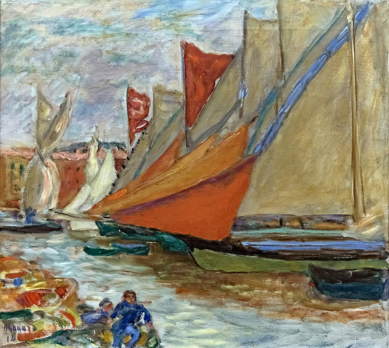 Seilbåter på land - Pierre Bonnard