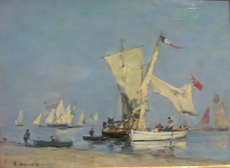 Seilbåter - Eugène Boudin