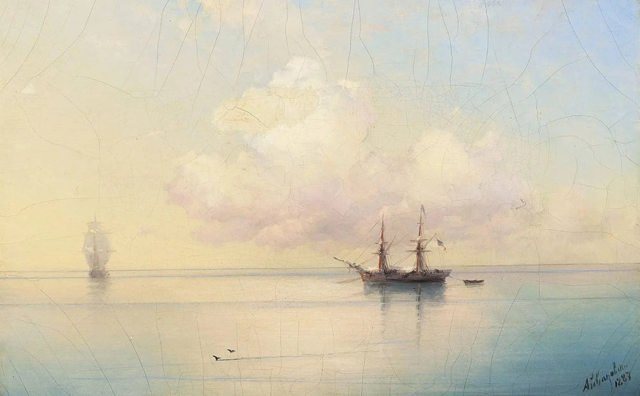 Seilbåter i rolig vær. - Ivan Aïvazovski

Source:
Voiliers par temps calme. - Ivan Aïvazovski