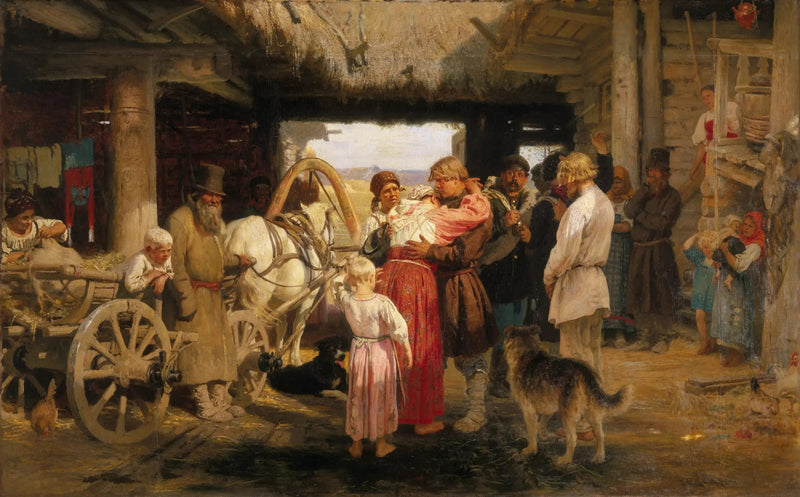 Se soldaten dra - Ilya Repin
