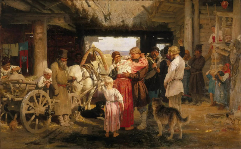 Se soldaten dra - Ilya Repin