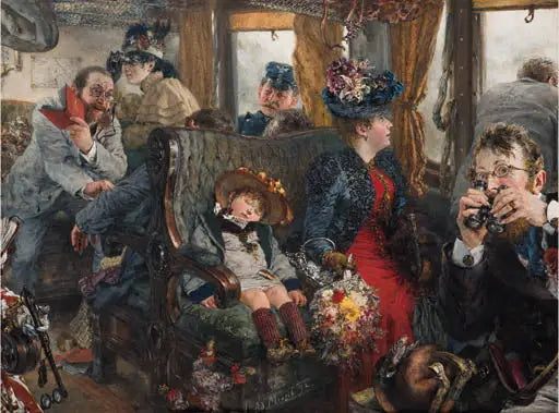 Reise gjennom en vakker natur - Adolph von Menzel