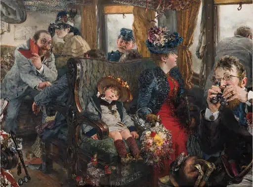 Reise gjennom en vakker natur - Adolph von Menzel
