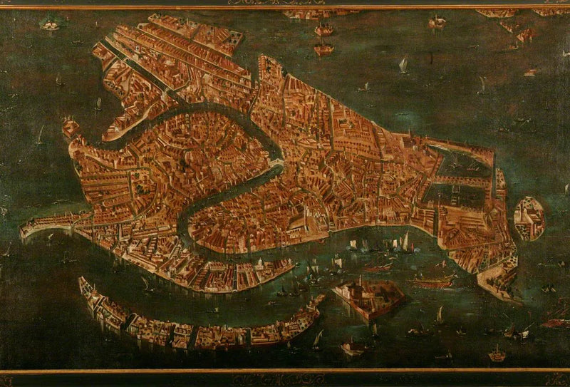 Luftbilde av Venezia - Francesco Guardi