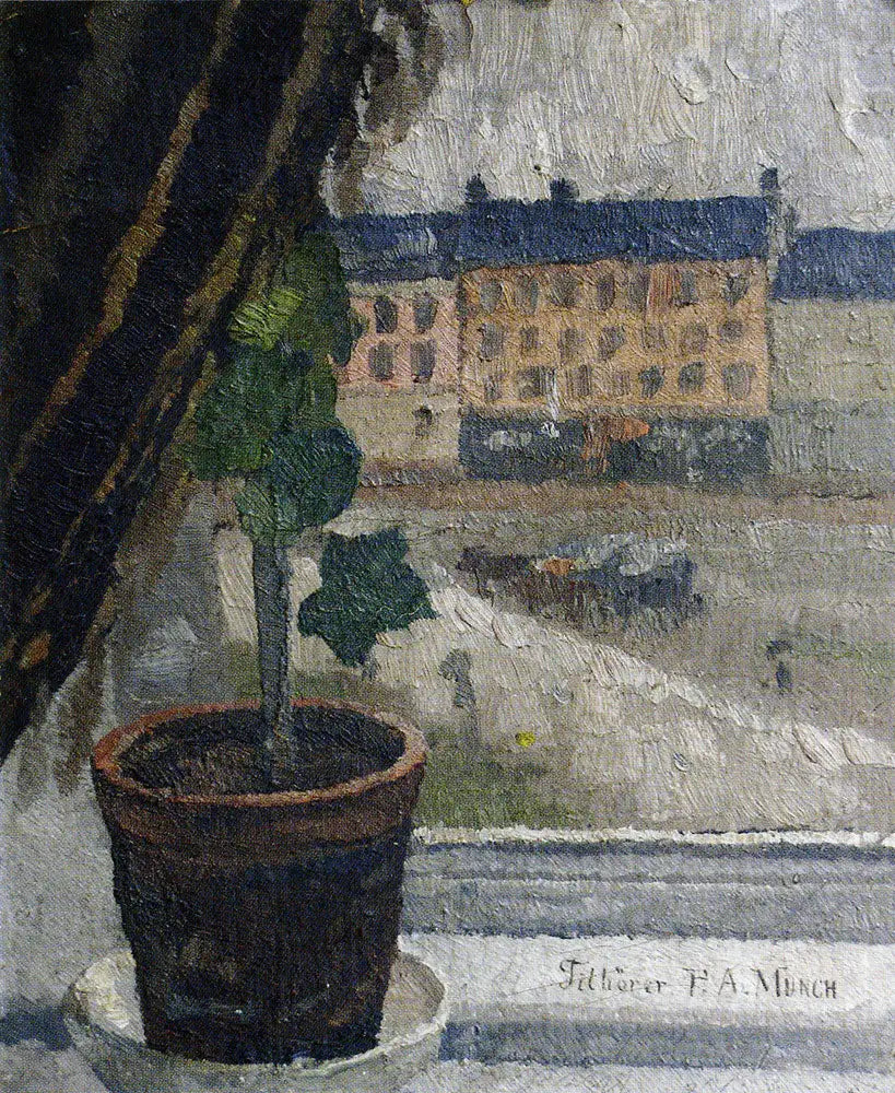 Utsikt over stranden Olaf Rye - Edvard Munch