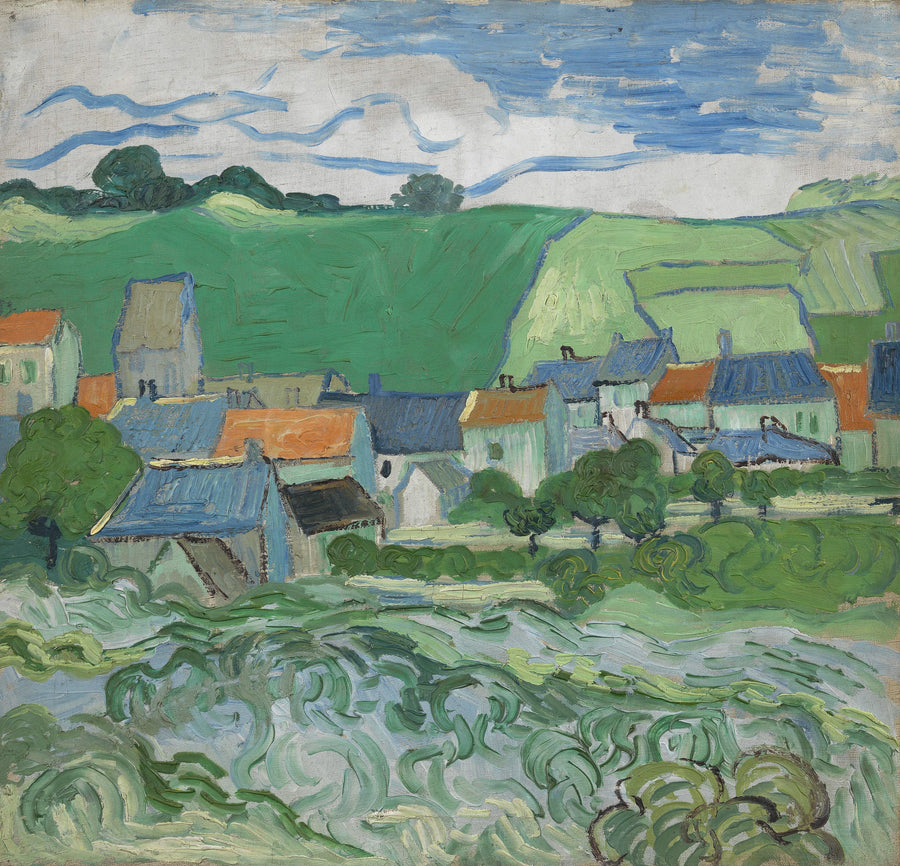 Utsikt over Auvers - Vincent van Gogh