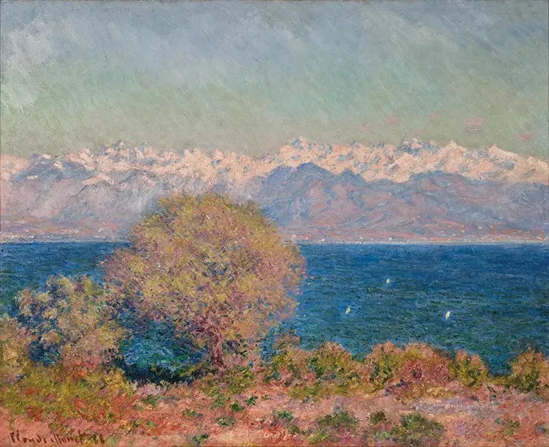Utsikt over Cap d'Antibes W1175 - Claude Monet