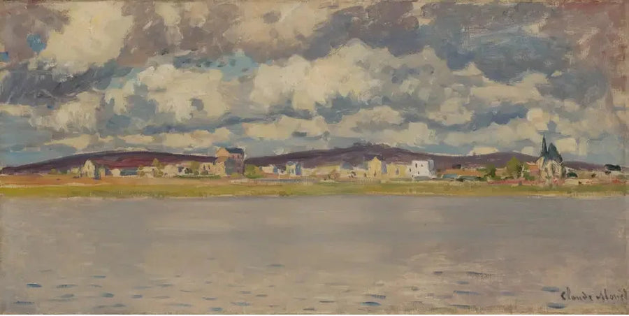Utsikt over Argenteuil - Claude Monet