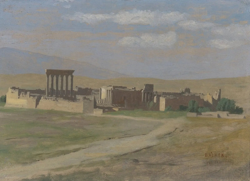 Utsikt over Baalbek - Jean-Léon Gérôme