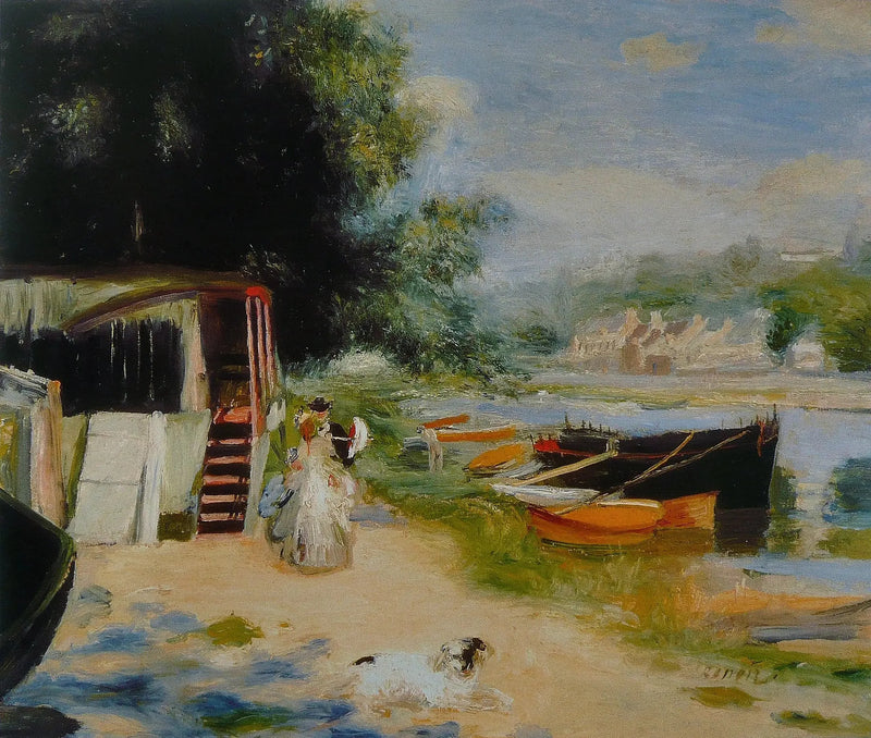 Utsikt over Bougival - Pierre-Auguste Renoir