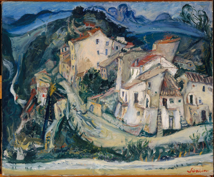 Utsikt over Cagnes - Chaim Soutine