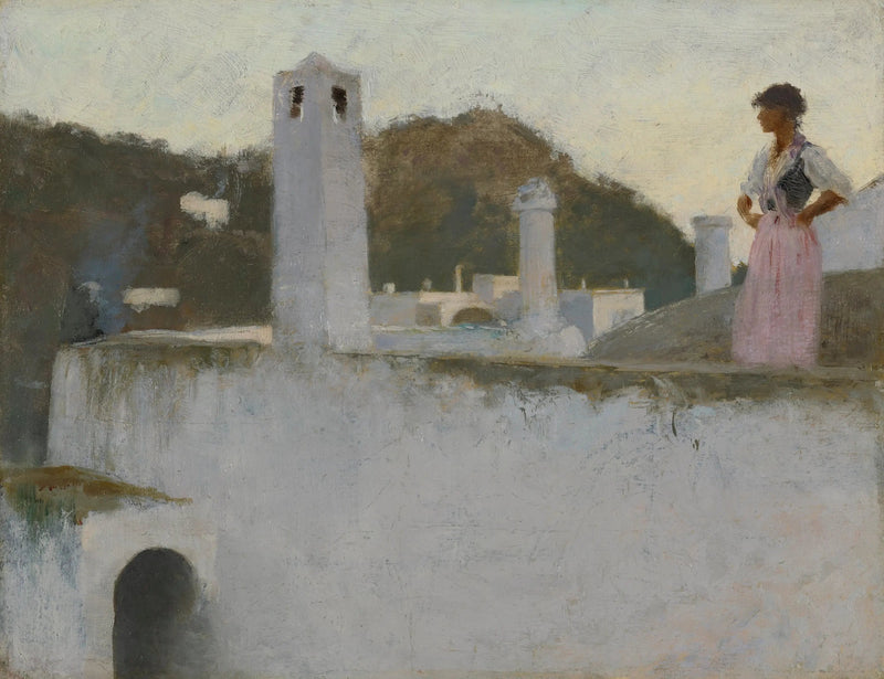 Utsikt over Capri - John Singer Sargent