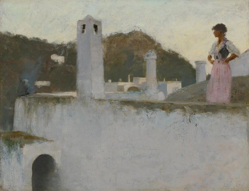 Utsikt over Capri - John Singer Sargent
