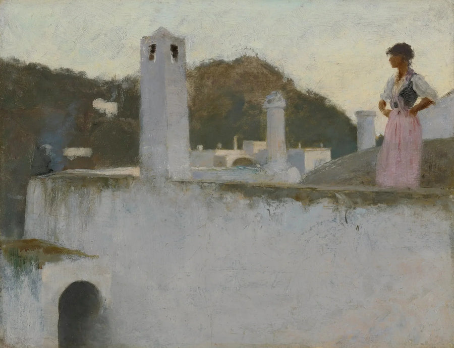 Utsikt over Capri - John Singer Sargent