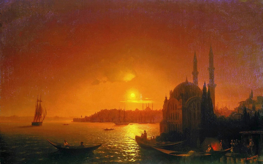 Utsikt over Konstantinopel i måneskinnet - Ivan Aïvazovski

Source:
Vue de Constantinople au clair de lune - Ivan Aïvazovski