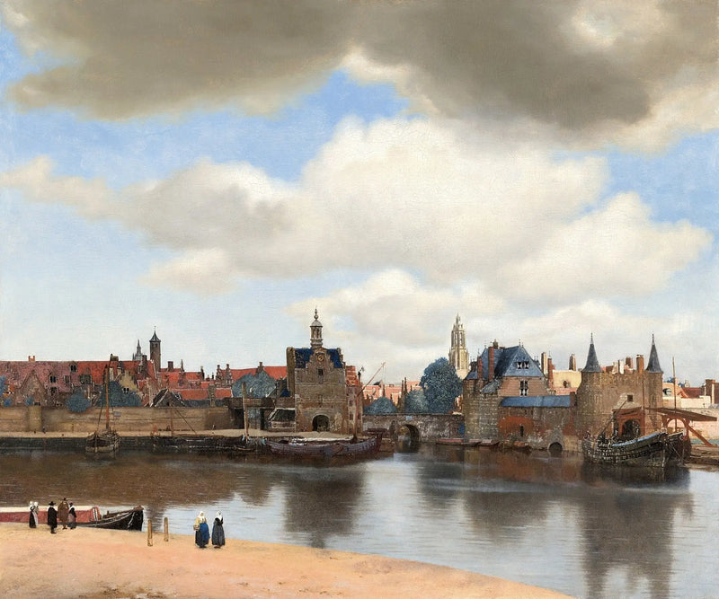 Utsikt over Delft - Johannes Vermeer