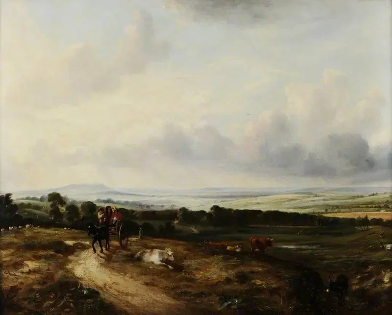 Utsikt over Hampstead Heath - John Constable