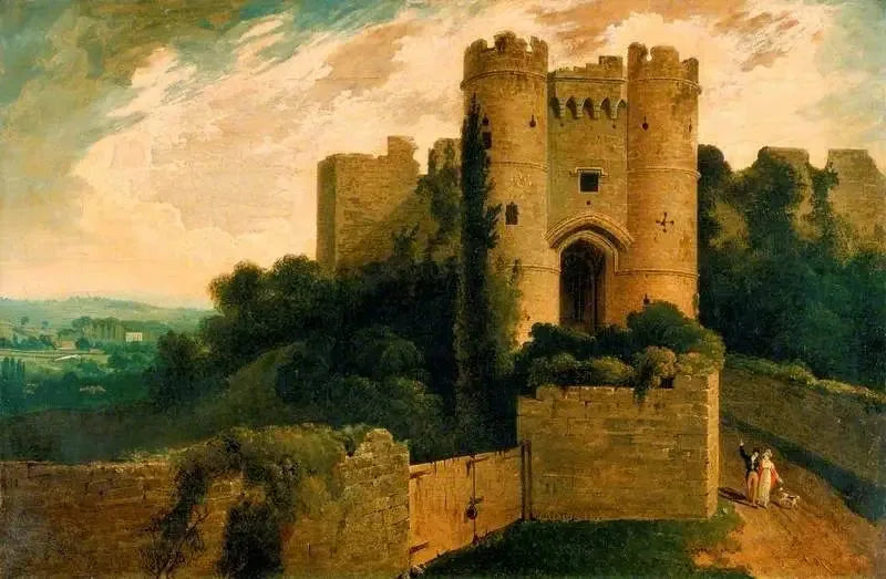Utsikt over inngangen til Carisbrooke-slottet, Wight-øya - John Martin

Source:
Vue de l'entrée du château de Carisbrooke, île de Wight - John Martin