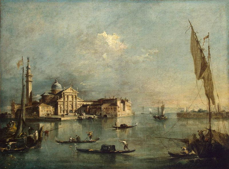 Utsikt over øya San Giorgio Maggiore - Francesco Guardi