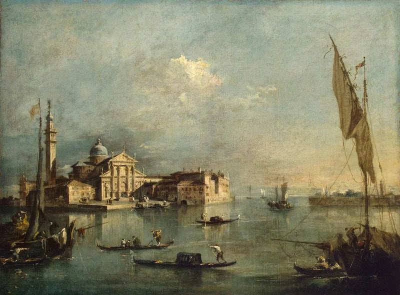 Utsikt over øya San Giorgio Maggiore - Francesco Guardi