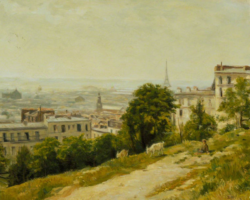 Utsikt over åsen, Montmartre - Stanislas Lépiné