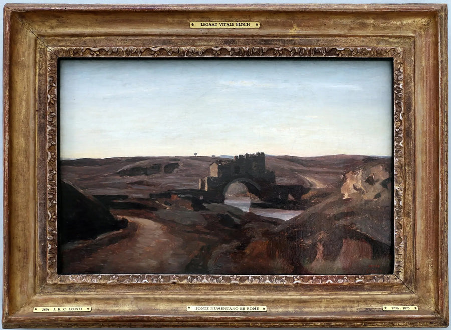 Utsikt over landskapet nær Roma - Jean-Baptiste Camille Corot