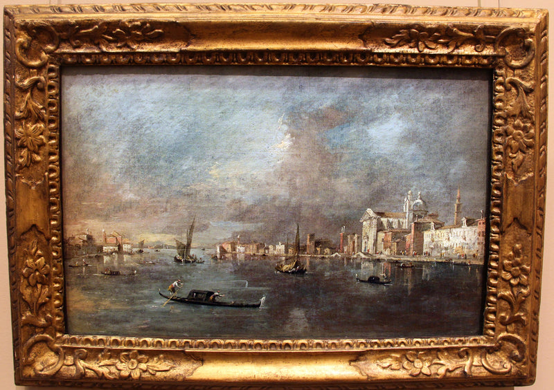 Utsikt over Giudecca med Zattere - Francesco Guardi