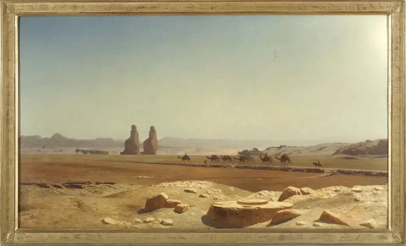 Utsikt over sletten i Theben (Øvre Egypt) - Jean-Léon Gérôme