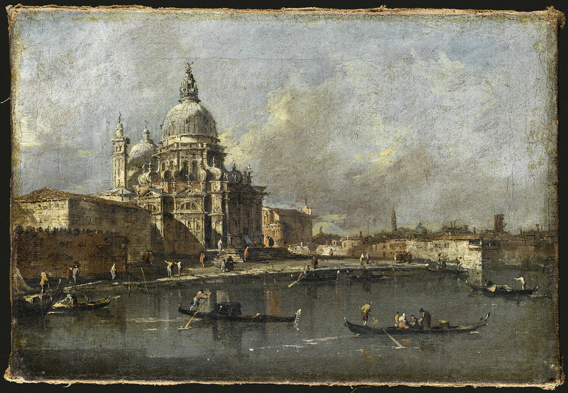 Utsikt over La Salute - Francesco Guardi