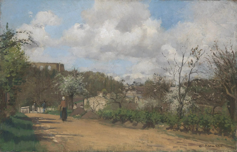 Utsikt over Louveciennes - Camille Pissarro