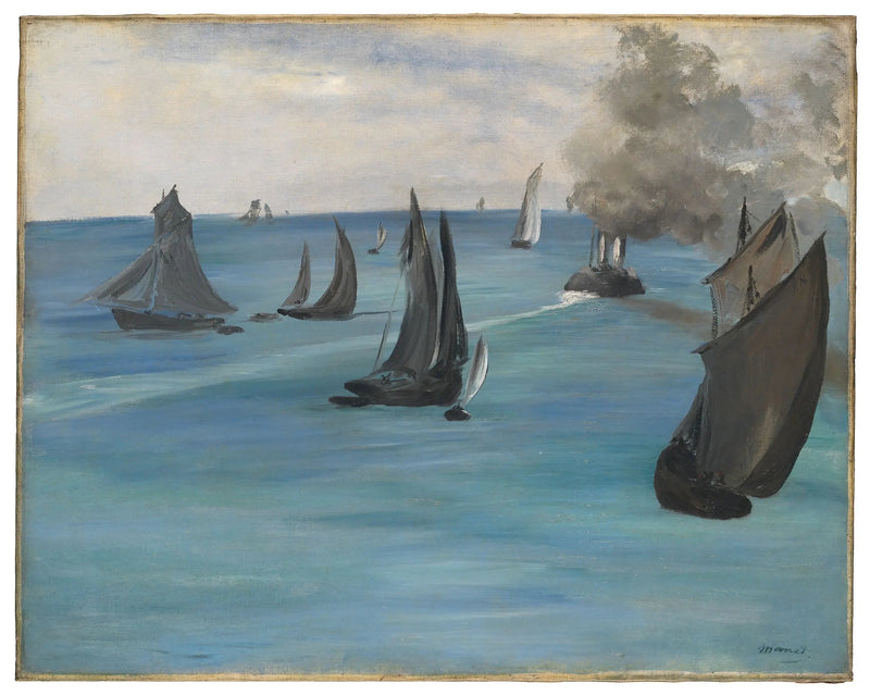 Havutsikt, stille vær - Édouard Manet