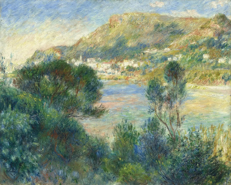 Utsikt over Monte Carlo fra Cap Martin - Pierre-Auguste Renoir