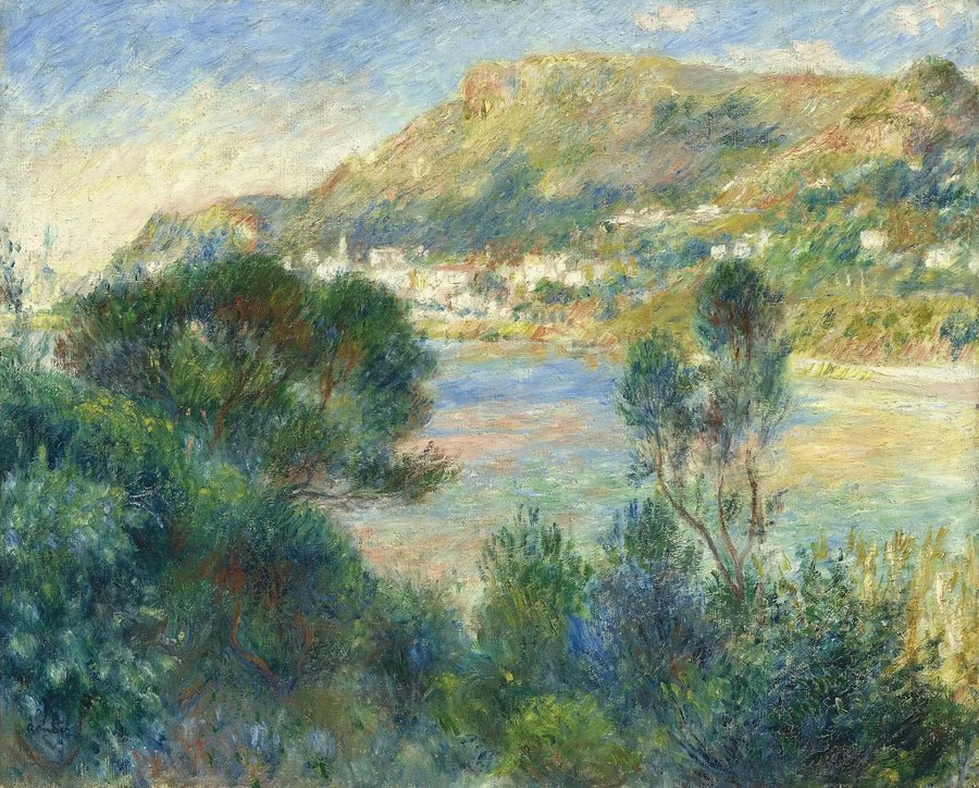 Utsikt over Monte Carlo fra Cap Martin - Pierre-Auguste Renoir