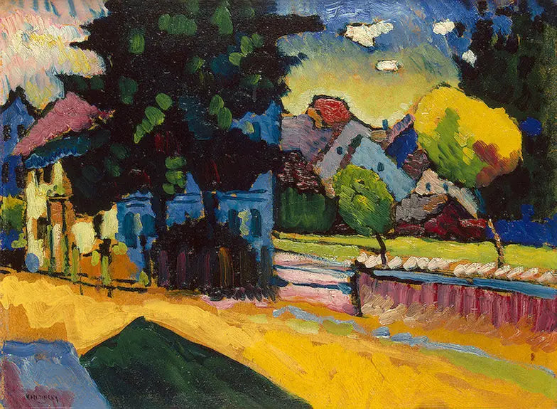 Utsikt over Murnau - Vassily Kandinsky