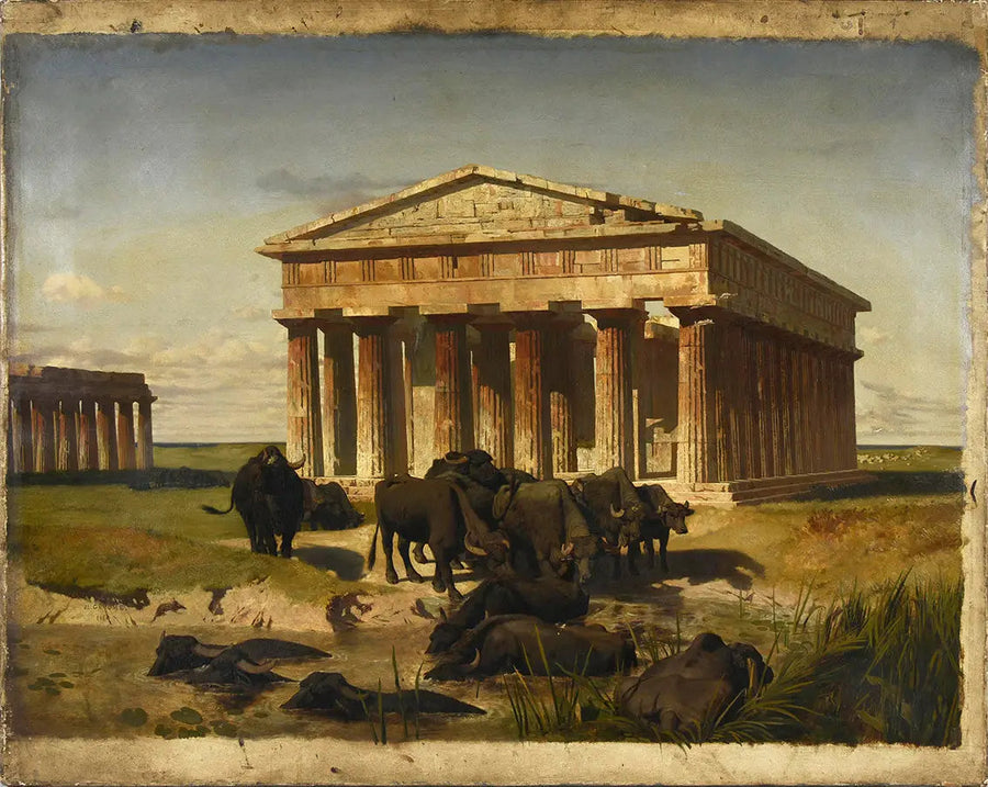 Utsikt over Paestum - Jean-Léon Gérôme