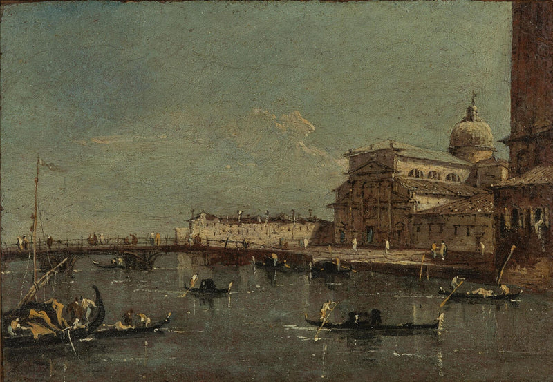 Utsikt over S. Pietro di Castello, Venezia - Francesco Guardi