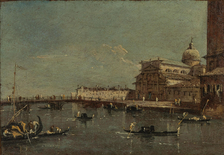 Utsikt over S. Pietro di Castello, Venezia - Francesco Guardi
