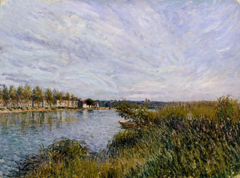 Utsikt over Saint-Mammès - Alfred Sisley
