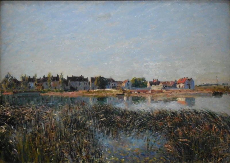 Utsikt over Saint-Mammès - Alfred Sisley