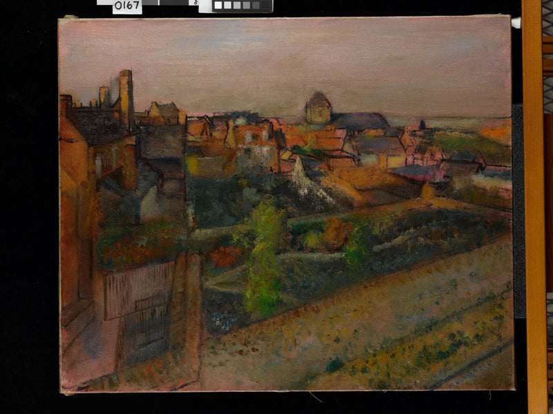Utsikt over Saint-Valéry-sur-Somme - Edgar Degas